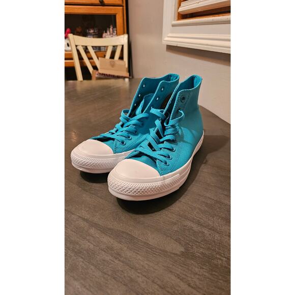 Converse Chuck Taylor All Star Hi Men’s 7 womens 9 Turquoise Brown White 146653F main image 6